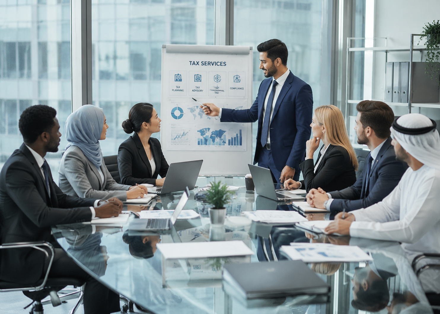 Corporate Tax Services Visual